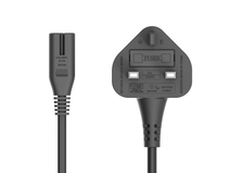 Universal C7 Figure-8 Power Cable 1.5m UK Plug | Replacement Lead for TV, PS, Xbox & More