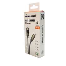 PF149 - Panther Force LED Indication 27W USB-C to Lightning Cable