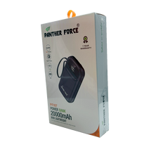 PF187 - Panther Force 20000mAh Power Bank with Multi Charging Cables