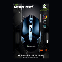 PF141 - Panther Force Gaming Mouse – LED Backlit, Adjustable & Durable