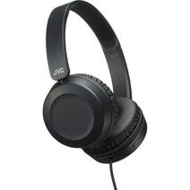 JVC Foldable Headphones with Remote Mic│Built-in Microphone│Powerful Sound│Black