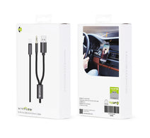 8-Pin to USB-A & 3.5mm Cable TG-AX03CN1M | iPhone Charging & AUX Audio Adapter