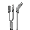 4-In-1 Fast Charging Data Cable for Charging Two Devices at Once Y-DC62-4IN1