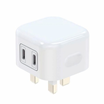 WYEFLUX Dual USB-C Power Adapter PD 20W (TG-PA5) Fast Charger