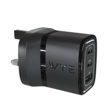 67W Dual USB-C & USB-A Power Adapter (GaN III) Y-PA10-1 Fast Charger