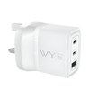 67W Dual USB-C & USB-A Power Adapter (GaN III) Y-PA10-2 Fast Charger