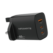 MPV36 GaN Super Fast Charging 65W Home Adapter – 2 PD + USB Ports