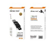 PF126 - Panther Force Micro SD USB 2.0 Card Reader - High-Speed Data Transfer