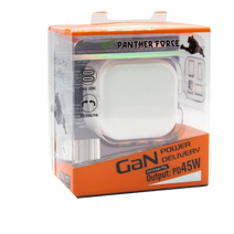 PF199 - Panther Force 45W Folding Plug (2× USB-C Ports) – Fast Charging