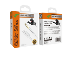 PF206 - Panther Force Apple AUX - Fast Charging and Data Transfer for Micro USB Devices