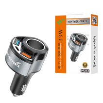 PF212 - Panther Force 4-in-1 Car Charger – Fast Charging | Dual USB Ports