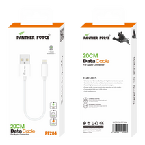 PF284- Panther Force 20cm Data Cable Apple Connector - Fast Charging and Data Transfer