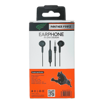 PF39 - Panther Force Stereo Wired Headphones (Black) - High Quality Sound