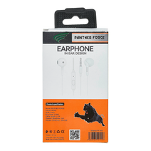 PF40 - Panther Force Stereo Wired Headphones (White) - High Quality Sound
