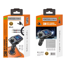 PF41 - Panther Force 2.4A Car MP3 & Charger – Bluetooth FM Transmitter | Dual USB Charging Ports