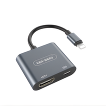 iPhone to HDMI/HDTV Adapter with Charging Port – Lightning to HDMI 1080P Converter