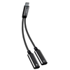 USB-C Audio Adapter & Charger – Type-C Dual Function Splitter (Music + Charging)