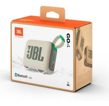 JBL Go 4 Silver Portable Bluetooth Speaker – Big JBL Sound in a Compact Design