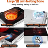 Silver Crest 3500W Portable Electric Infrared Induction Hob/Cooker with Touch control